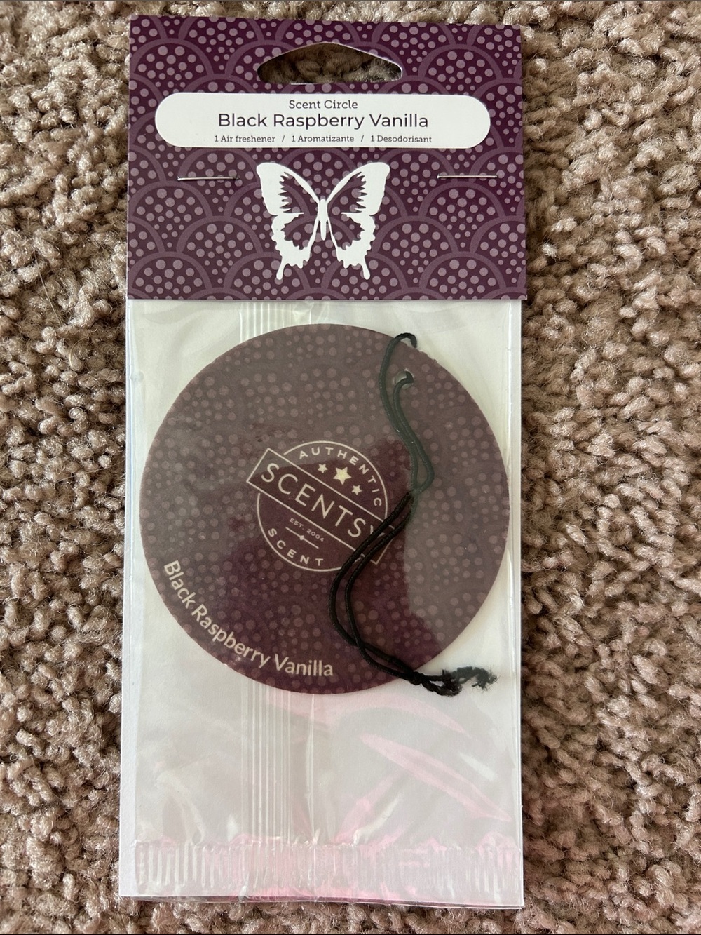 Scentsy Black Raspberry Vanilla Scent Circle